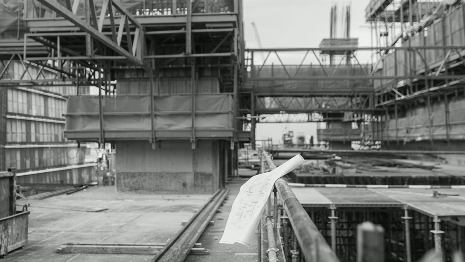 Estructura metálica para edificios comerciales